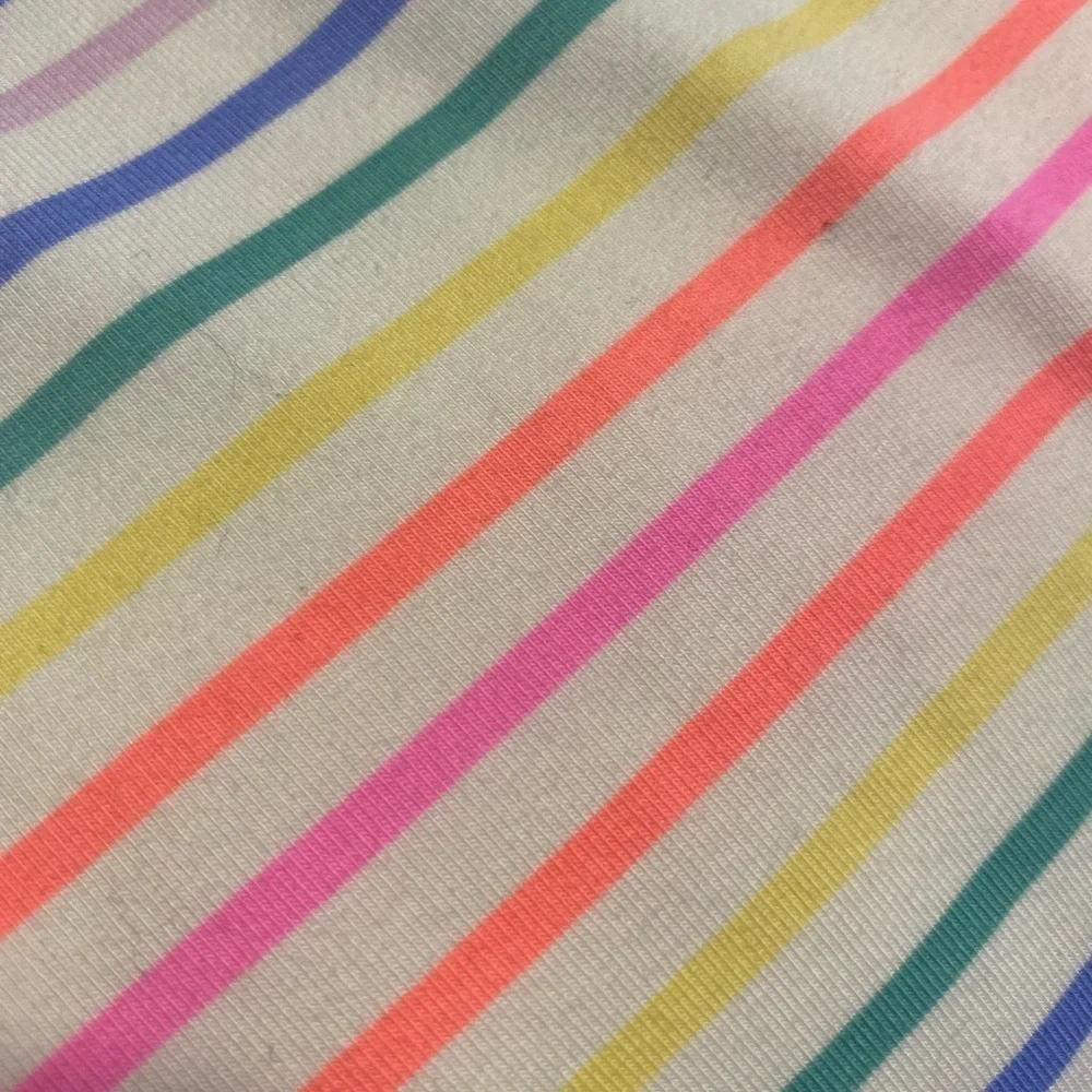Cat & Jack Girls White Colorful Multistripe Stretchy Leggings Size XL NWT